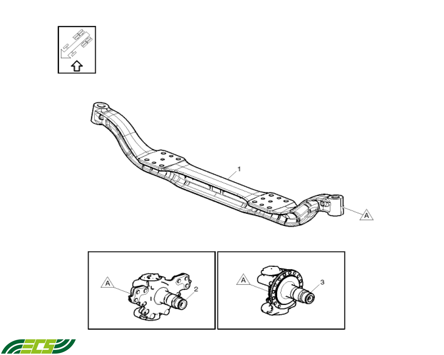 Renault Front Axle