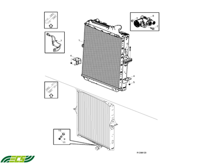 Renault Radiator Assembly